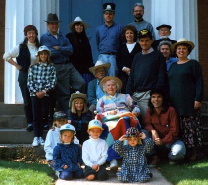 Butler family in hats